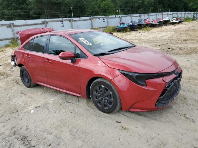 JTDEPRAE5LJ114591 - 2020 TOYOTA COROLLA LE RED photo 4