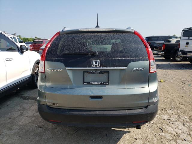 5J6RM4H79CL018949 - 2012 HONDA CR-V EXL TURQUOISE photo 6
