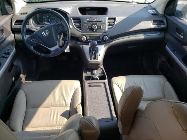 5J6RM4H79CL018949 - 2012 HONDA CR-V EXL TURQUOISE photo 8