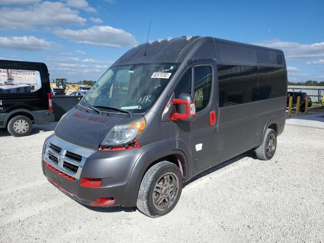 3C6TRVBG7GE108358 - 2016 RAM PROMASTER 1500 HIGH TWO TONE photo 2