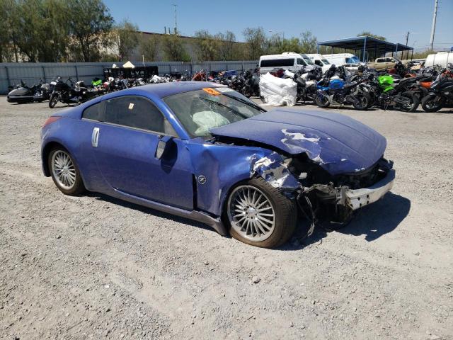 JN1AZ34D95M601872 - 2005 NISSAN 350Z COUPE BLUE photo 4