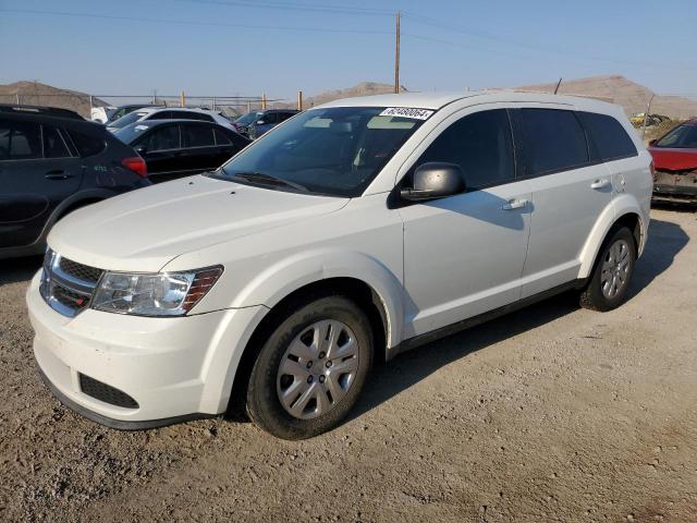 3C4PDCAB6ET148555 - 2014 DODGE JOURNEY SE WHITE photo 1