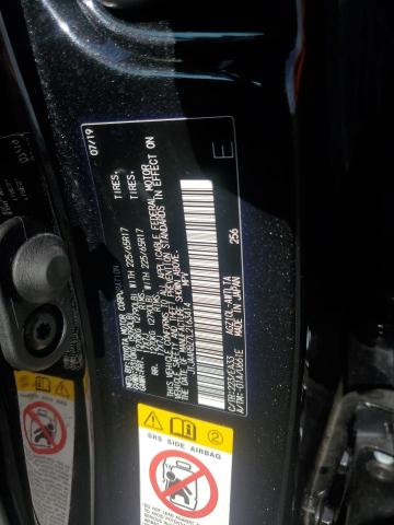 JTJAARBZ7L2163414 - 2020 LEXUS NX 300 BASE შავი ფოტო 12