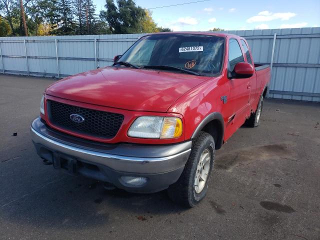 1FTRX18L62NA20346 - 2002 FORD F-150 RED photo 2