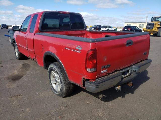 1FTRX18L62NA20346 - 2002 FORD F-150 RED photo 3