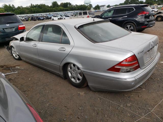 WDBNG75J9YA058446 - 2000 MERCEDES-BENZ S 500 SILVER photo 2