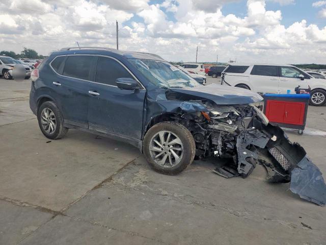 5N1AT2MV2FC770829 - 2015 NISSAN ROGUE S BLUE photo 4