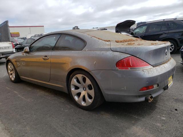 WBAEH73415B191779 - 2005 BMW 645 CI AUTOMATIC GRAY photo 2