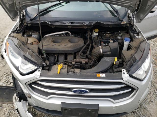 MAJ6S3GL7KC281288 - 2019 FORD ECOSPORT SE SILVER photo 12