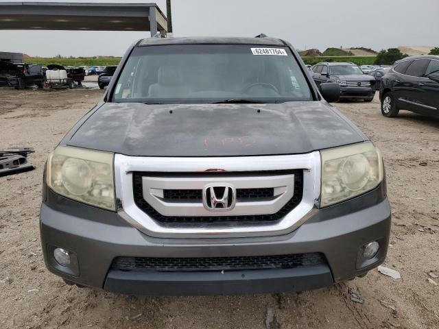 5FNYF3H51AB014690 - 2010 HONDA PILOT EXL GRAY photo 5