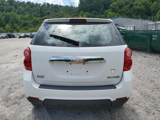 2GNALBEK0C6360485 - 2012 CHEVROLET EQUINOX LS WHITE photo 6