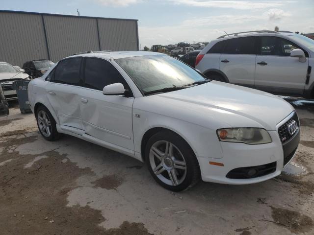 WAUAF78E98A028586 - 2008 AUDI A4 2.0T WHITE photo 4