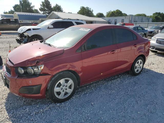 1G1JA5SH3D4115720 - 2013 CHEVROLET SONIC LS MAROON photo 1