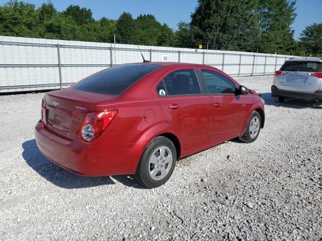 1G1JA5SH3D4115720 - 2013 CHEVROLET SONIC LS MAROON photo 3