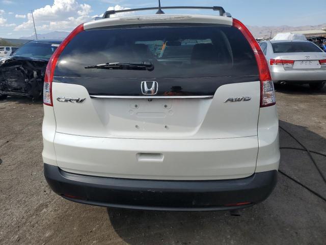 5J6RM4H78EL038595 - 2014 HONDA CR-V EXL WHITE photo 6