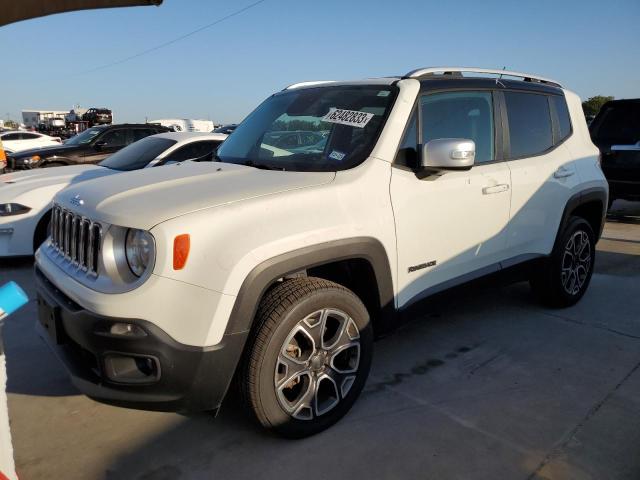 ZACCJBDB0HPF01204 - 2017 JEEP RENEGADE LIMITED WHITE photo 1