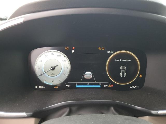 5NMS34AJ3NH375189 - 2022 HYUNDAI SANTA FE SEL Սպիտակ լուսանկար 9