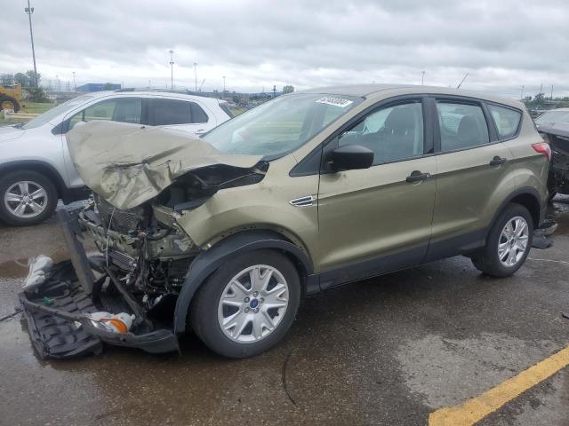 1FMCU0F76EUB27658 - 2014 FORD ESCAPE S GREEN photo 1