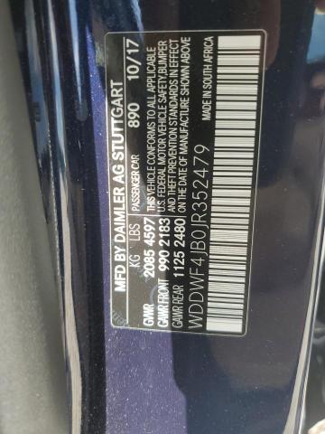 WDDWF4JB0JR352479 - 2018 MERCEDES-BENZ C 300 BLUE photo 12