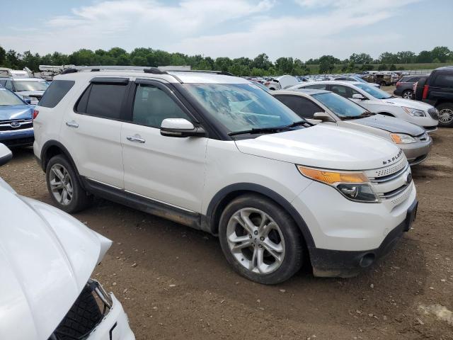 1FM5K8F80DGA31771 - 2013 FORD EXPLORER LIMITED თეთრი ფოტო 4