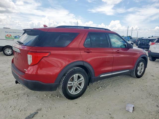 1FMSK7DH9LGA91904 - 2020 FORD EXPLORER XLT წითელი ფოტო 3