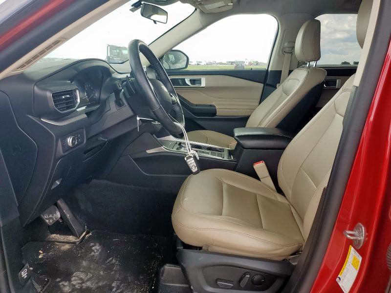 1FMSK7DH9LGA91904 - 2020 FORD EXPLORER XLT წითელი ფოტო 7