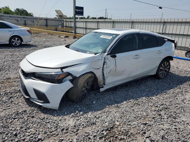 19XFL1H76NE024021 - 2022 HONDA CIVIC EXL WHITE photo 2