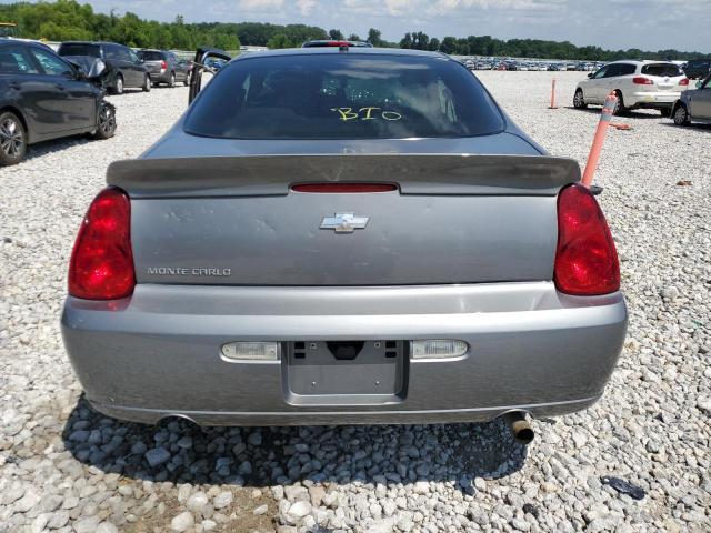 2G1WK151069299699 - 2006 CHEVROLET MONTE CARL LT GRAY photo 6