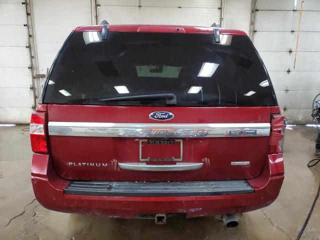 1FMJU1MT5FEF14095 - 2015 FORD EXPEDITION PLATINUM BURGUNDY photo 6