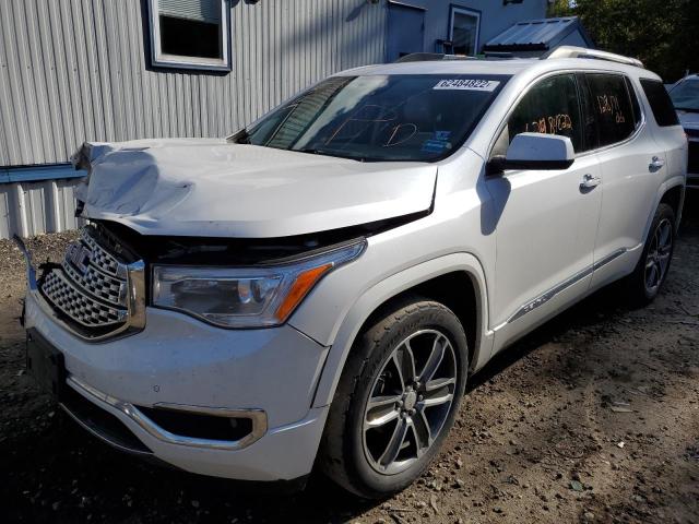 1GKKNXLS5HZ219743 - 2017 GMC ACADIA DENALI WHITE photo 2