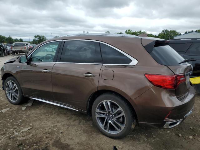 5J8YD7H70KL000147 - 2019 ACURA MDX SPORT HYBRID ADVANCE BROWN photo 2