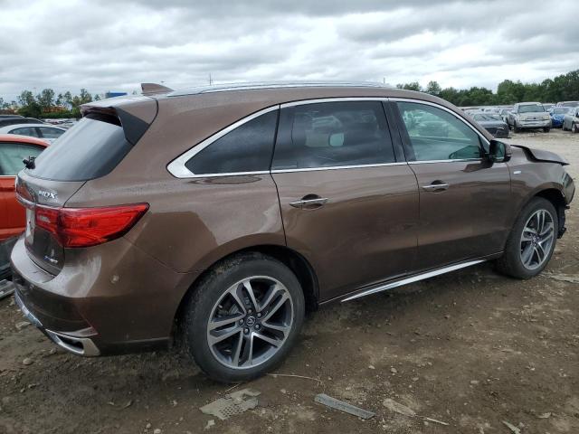 5J8YD7H70KL000147 - 2019 ACURA MDX SPORT HYBRID ADVANCE BROWN photo 3