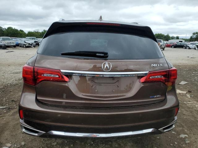 5J8YD7H70KL000147 - 2019 ACURA MDX SPORT HYBRID ADVANCE BROWN photo 6