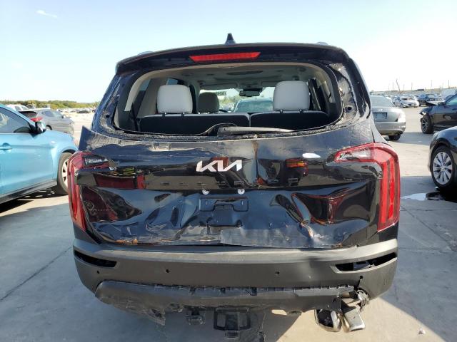 5XYP3DHC6NG251537 - 2022 KIA TELLURIDE EX BLACK photo 6