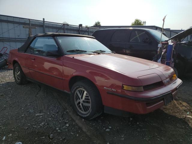 1G2JD31K3H7595847 - 1987 PONTIAC SUNBIRD SE RED photo 4