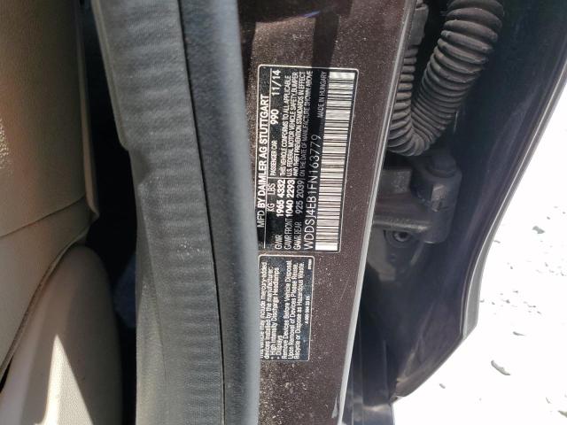 WDDSJ4EB1FN163779 - 2015 MERCEDES-BENZ CLA 250 Շագանակագույն լուսանկար 12