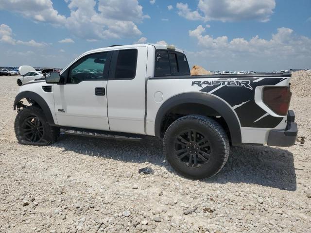 1FTEX1E63AFD62150 - 2010 FORD F150 SUPER CAB WHITE photo 2