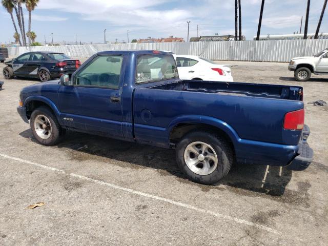 1GCCS1458YK250069 - 2000 CHEVROLET S TRUCK S10 BLUE photo 2