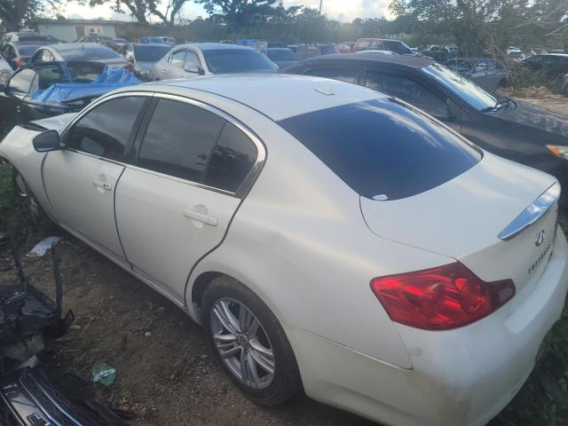 JN1DV6APXBM601464 - 2011 INFINITI G25 BASE WHITE photo 2