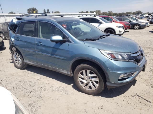 2HKRM4H77FH678681 - 2015 HONDA CR-V EXL TURQUOISE photo 4