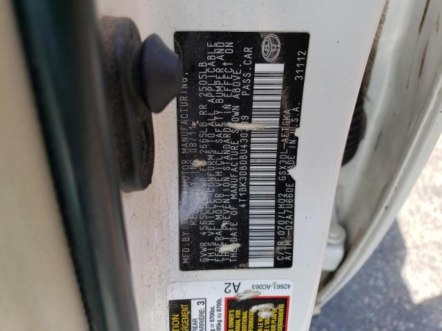 4T1BK3DB0BU430389 - 2011 TOYOTA AVALON BASE Ağ foto 13