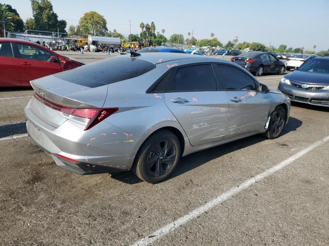 5NPLM4AG9MH034094 - 2021 HYUNDAI ELANTRA SEL SILVER photo 3