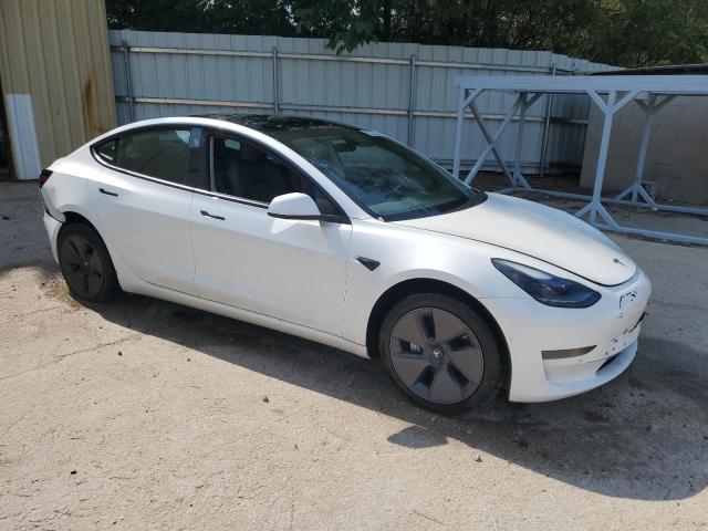 5YJ3E1EA1NF188784 - 2022 TESLA MODEL 3 WHITE photo 4