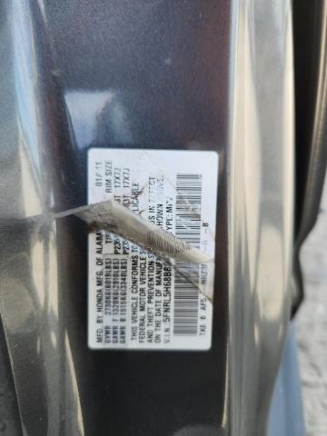 5FNRL5H68BB041033 - 2011 HONDA ODYSSEY EXL ნაცრისფერი ფოტო 14