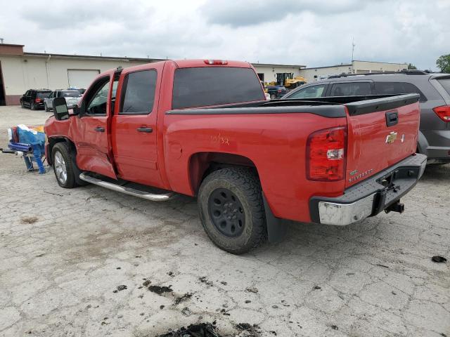 3GCPCSE02BG355163 - 2011 CHEVROLET SILVERADO C1500 LT RED photo 2