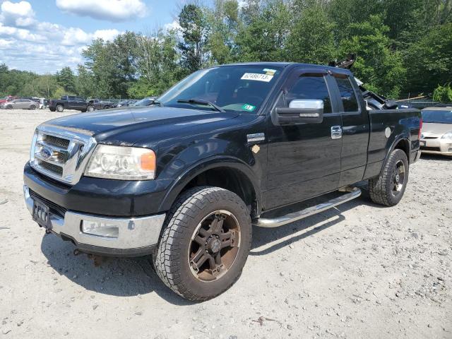 1FTPX14515NA92753 - 2005 FORD F150 BLACK photo 1