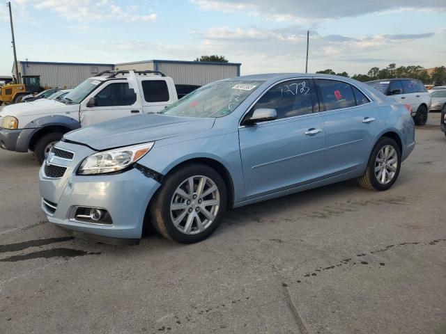 1G11G5SX5DU117815 - 2013 CHEVROLET MALIBU 3LT BLUE photo 1