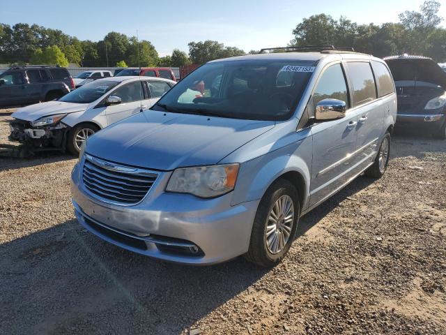 2C4RC1CG4DR624019 - 2013 CHRYSLER TOWN & COU TOURING L BLUE photo 1