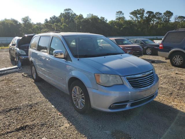 2C4RC1CG4DR624019 - 2013 CHRYSLER TOWN & COU TOURING L BLUE photo 4