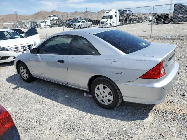 1HGEM22134L078709 - 2004 HONDA CIVIC DX VP فضي صورة 2